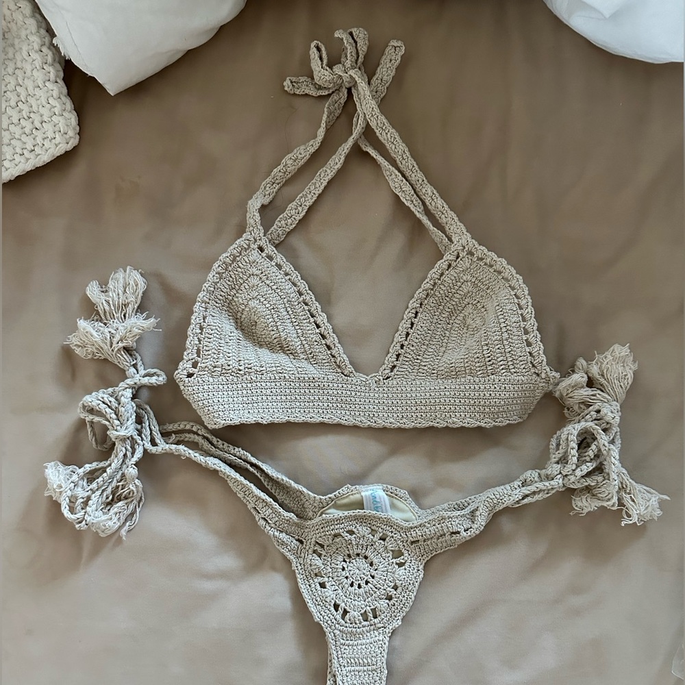 Andi bagus crochet bikini set size XS/S